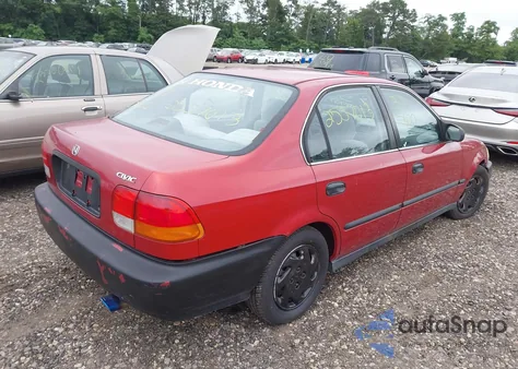 1997 Honda Civic Lx from USA, damaged, VIN 1HGEJ6672VL026052